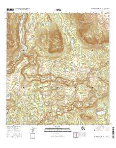 Talkeetna Mountains C-1 NE 2016 topographic map thumbnail