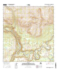 Talkeetna Mountains C-1 NW 2016 topographic map thumbnail