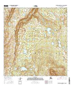 Talkeetna Mountains C-1 SW 2016 topographic map thumbnail