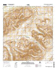 Talkeetna Mountains C-3 NW 2016 topographic map thumbnail