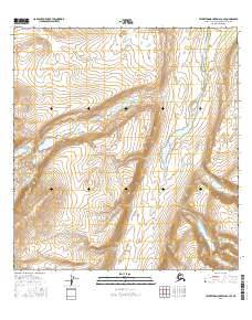 Talkeetna Mountains C-3 SE 2016 topographic map thumbnail