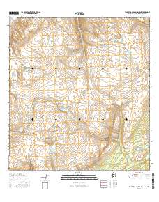 Talkeetna Mountains C-5 NE 2016 topographic map thumbnail