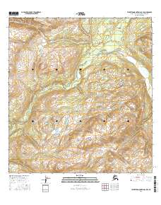 Talkeetna Mountains C-5 SE 2016 topographic map thumbnail