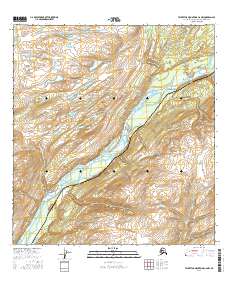 Talkeetna Mountains C-6 NW 2016 topographic map thumbnail