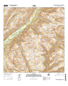 Talkeetna Mountains C-6 SE 2016 topographic map thumbnail