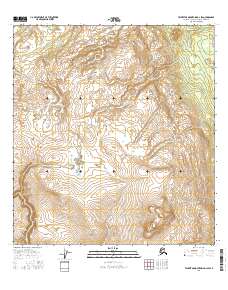 Talkeetna Mountains D-1 SW 2016 topographic map thumbnail