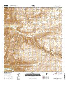 Talkeetna Mountains D-2 SE 2016 topographic map thumbnail