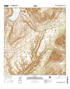 Talkeetna Mountains D-3 NE 2016 topographic map thumbnail
