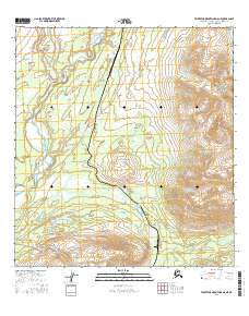 Talkeetna Mountains D-6 NE 2016 topographic map thumbnail