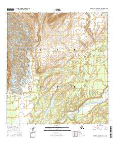 Talkeetna Mountains D-6 NW 2016 topographic map thumbnail