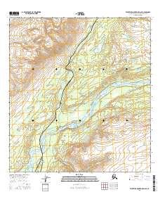 Talkeetna Mountains D-6 SE 2016 topographic map thumbnail