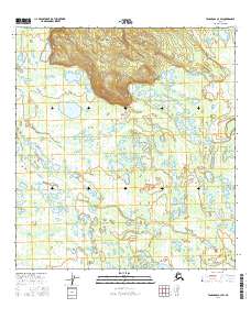 Tanacross A-3 SW 2016 topographic map thumbnail