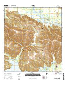 Tanacross A-4 NE 2016 topographic map thumbnail