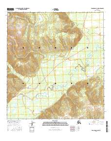 Tanacross A-5 NE 2016 topographic map thumbnail