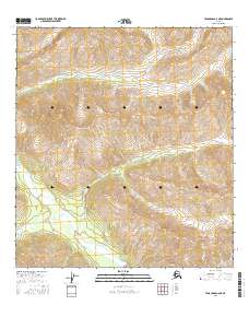 Tanacross A-6 NE 2016 topographic map thumbnail