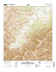 Tanacross B-3 NW topographic map thumbnail