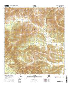 Tanacross B-3 SW 2016 topographic map thumbnail
