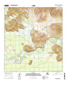 Tanacross B-5 NE 2016 topographic map thumbnail