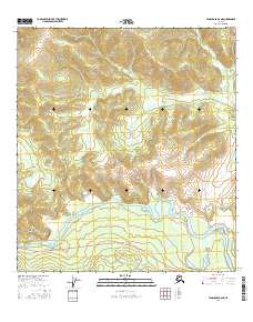 Tanacross B-6 NE 2016 topographic map thumbnail