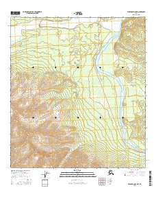 Tanacross B-6 NW 2016 topographic map thumbnail