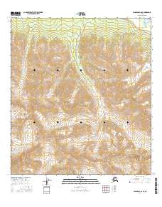 Tanacross B-6 SE 2016 topographic map thumbnail