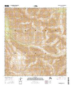 Tanacross B-6 SW 2016 topographic map thumbnail