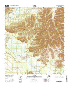 Tanacross C-6 NW 2016 topographic map thumbnail
