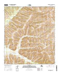 Tanacross D-6 SE 2016 topographic map thumbnail