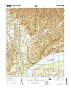 Tanana A-5 NW topographic map thumbnail