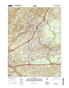Bernardsville 2016 topographic map thumbnail
