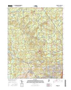 Brookville 2016 topographic map thumbnail