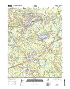 Browns Mills 2016 topographic map thumbnail
