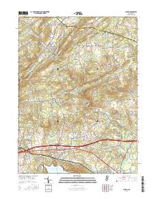 Califon 2016 topographic map thumbnail