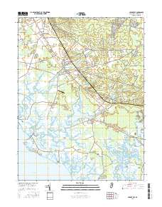 Cedarville 2016 topographic map thumbnail