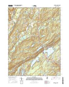 Culvers Gap 2016 topographic map thumbnail
