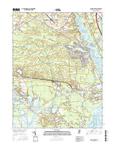 Dividing Creek 2016 topographic map thumbnail