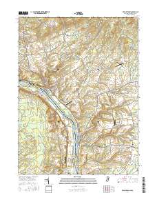 Frenchtown 2016 topographic map thumbnail