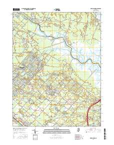 Green Bank 2016 topographic map thumbnail