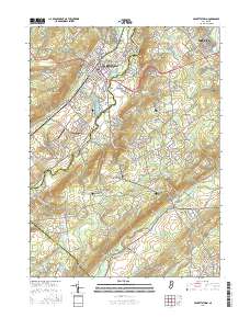 Hackettstown 2016 topographic map thumbnail