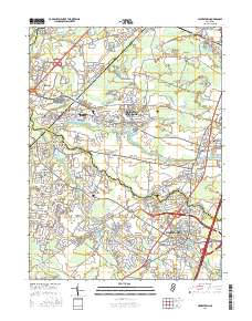 Hightstown 2016 topographic map thumbnail