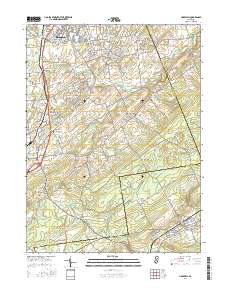 Hopewell 2016 topographic map thumbnail