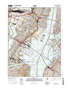 Jersey City 2016 topographic map thumbnail