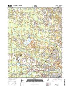 Lakehurst 2016 topographic map thumbnail