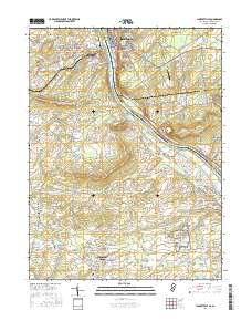 Lambertville 2016 topographic map thumbnail