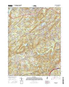 Mendham 2016 topographic map thumbnail