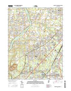 Monmouth Junction 2016 topographic map thumbnail