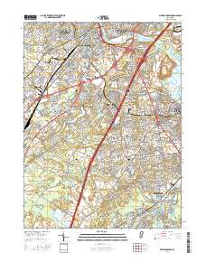 New Brunswick 2016 topographic map thumbnail