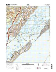 Ocean City 2016 topographic map thumbnail
