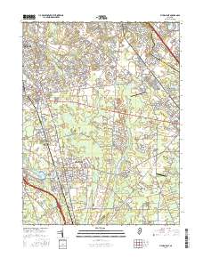 Pitman East 2016 topographic map thumbnail