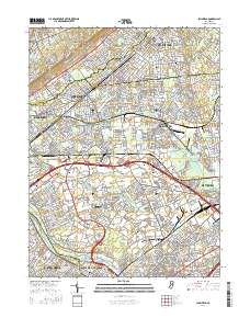 Plainfield 2016 topographic map thumbnail